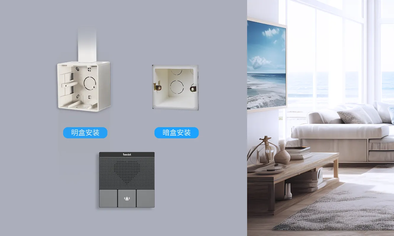 Standard 86-Type Box for Flexible Installation