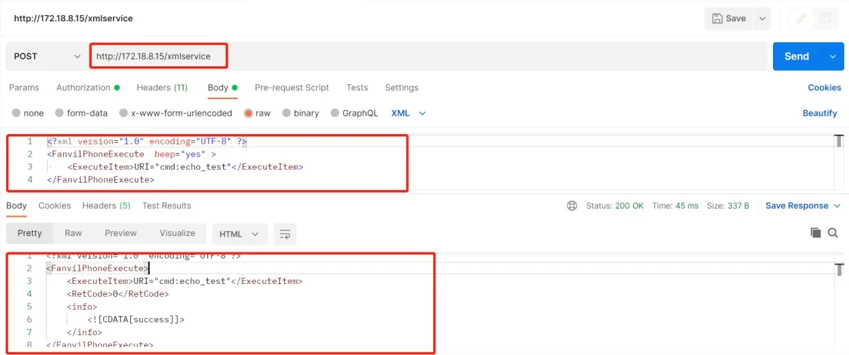 Audio-Selbsttest via HTTP-API