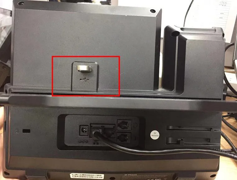 Insert the USB drive