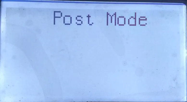 Telefon im POST-Modus