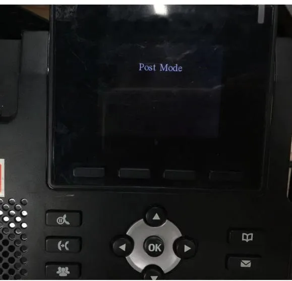 Eintritt in den POST-Modus auf dem Telefon