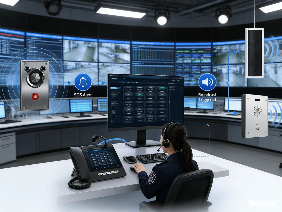 Broadcast and Alarm Linkage