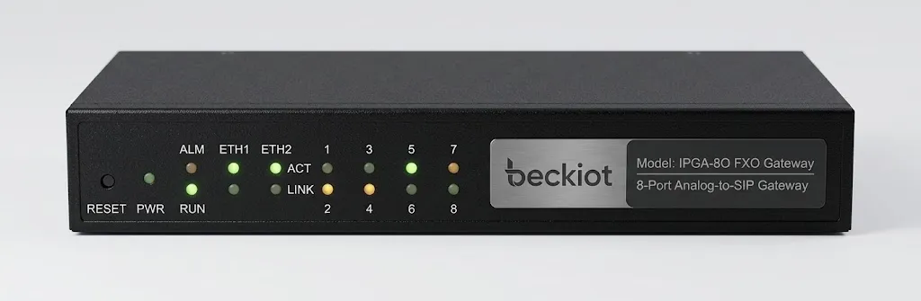 IPGA-80 FXO Gateway für KMU, Filialen und Mehrstandort-Analog-zu-SIP-Bereitstellung