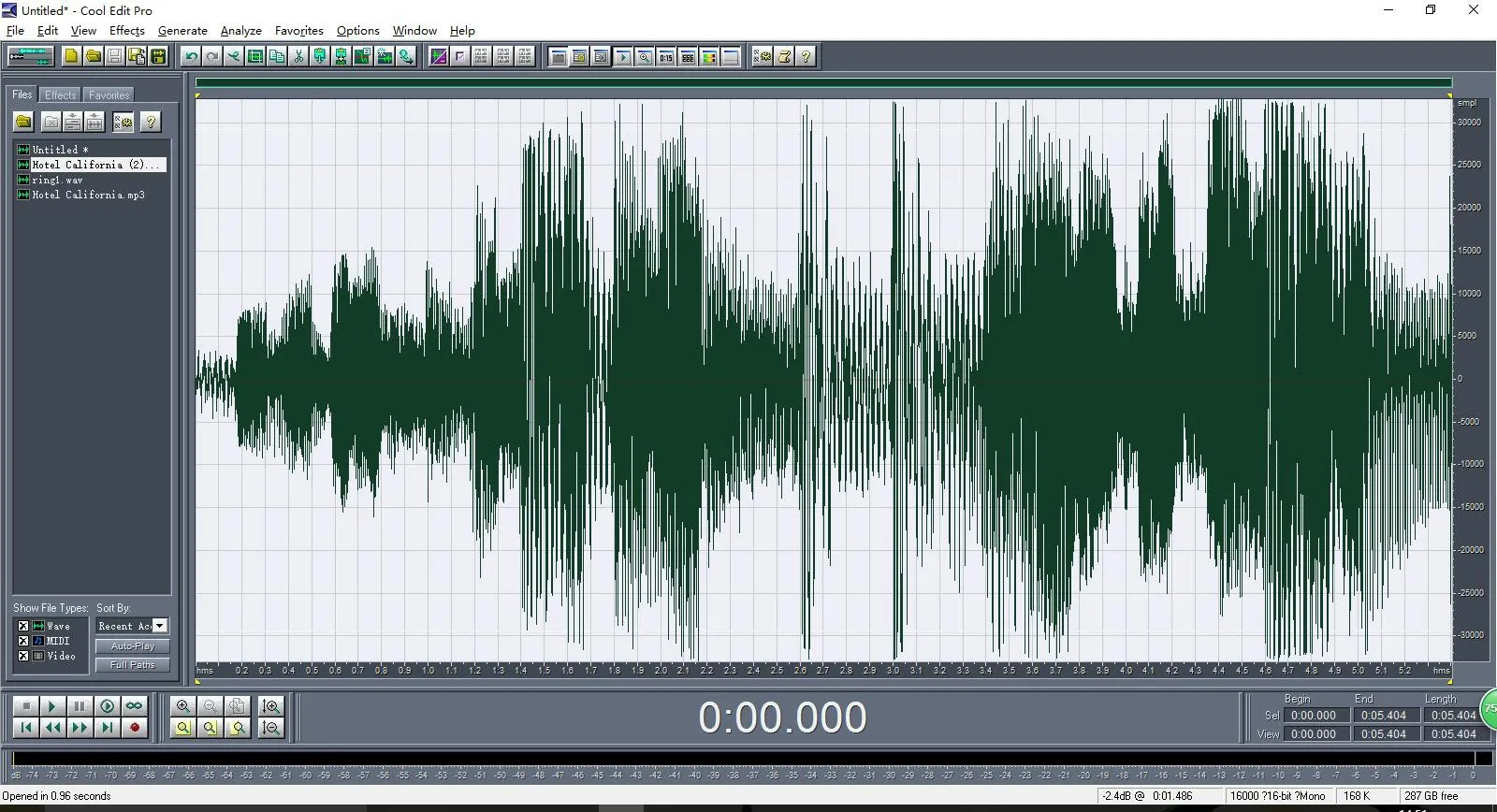 Bearbeitetes Audio bestätigen