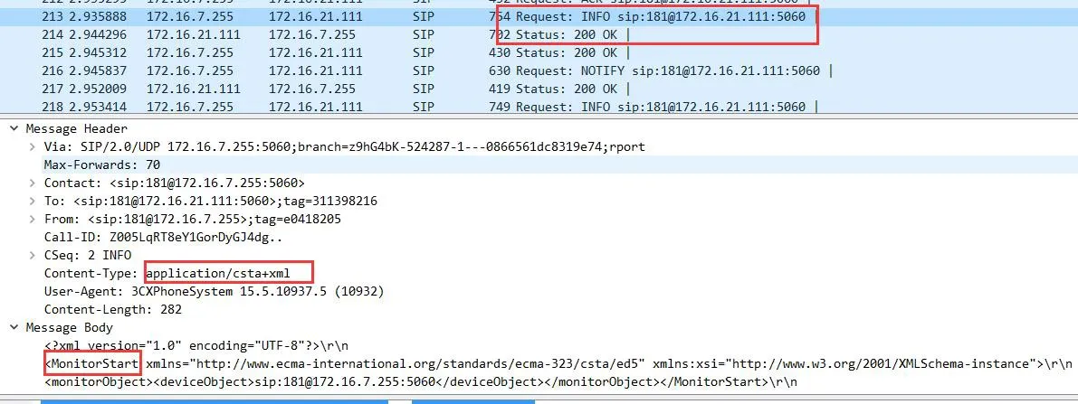 Phone Replies 200 OK, Connection Established