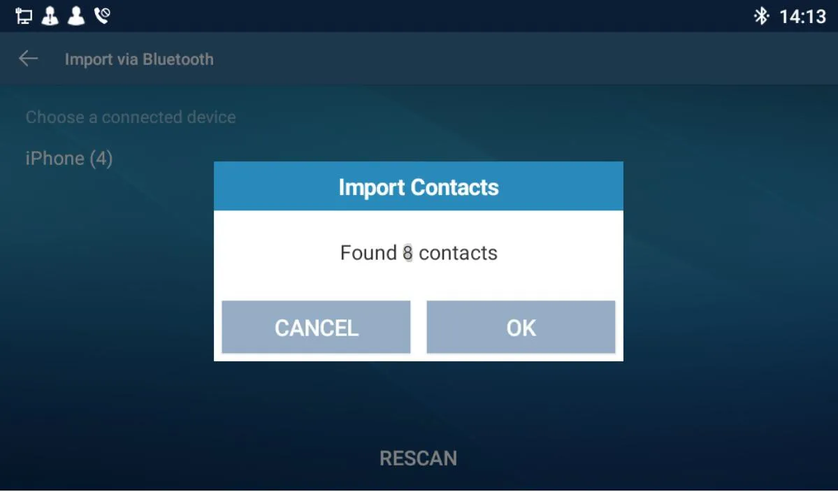 Confirm Contact Sync