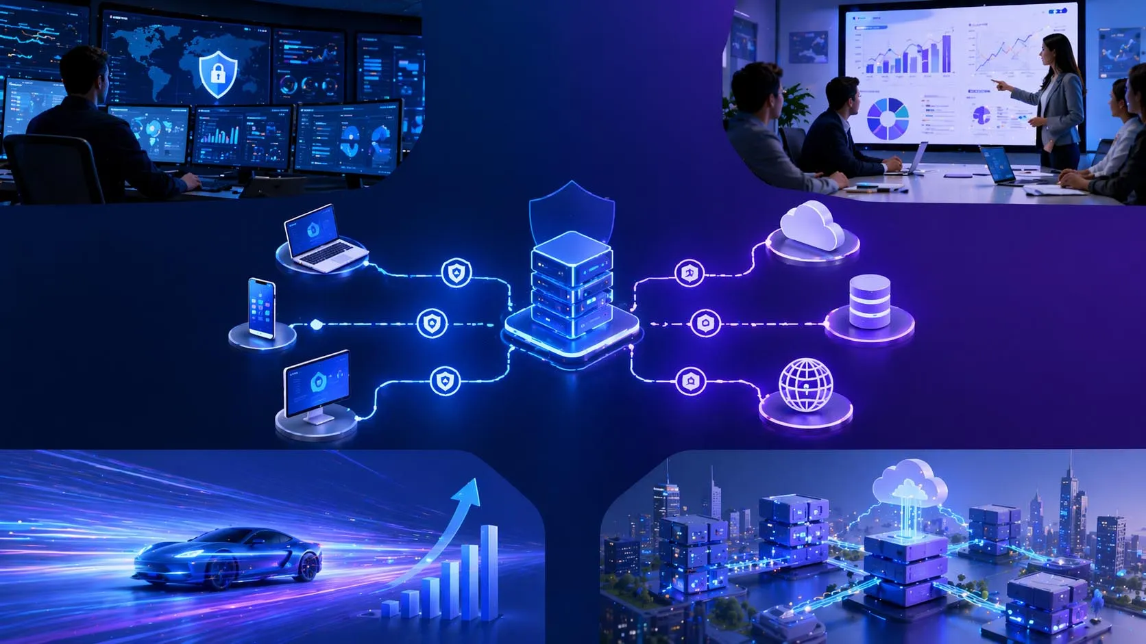 Proxyserver-Anwendungen für Unternehmens-Browsing-Kontrolle, reverse-proxied Webanwendungen, Caching und sicheren Zugriff in Cloud- und Multi-Site-Umgebungen
