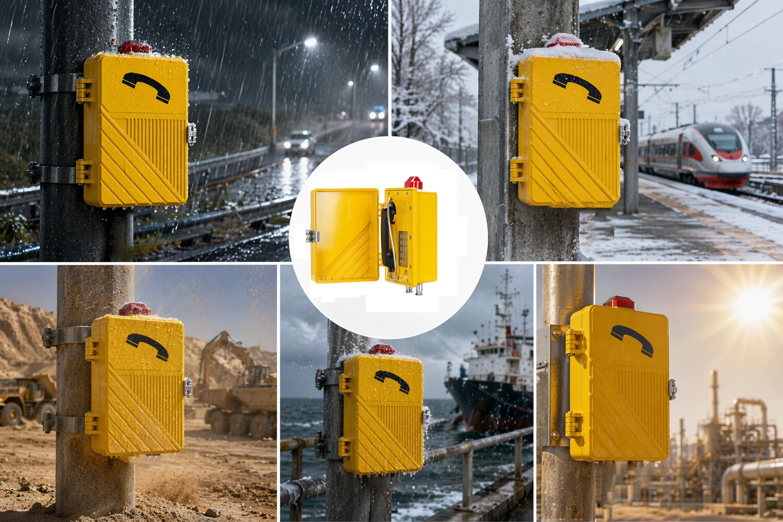 Wetterfeste Kommunikationsgeräte für Transport-, Industrie- und öffentliche Sicherheitsumgebungen