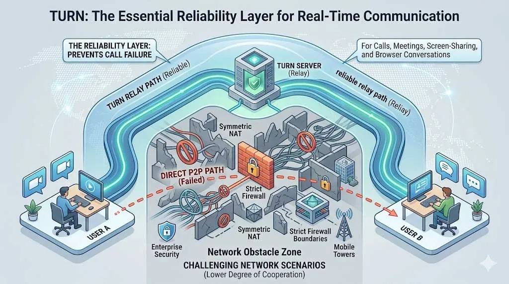 Was ist TURN (Traversal Using Relays around NAT)? Einsatz, Funktionsweise und Anwendungen