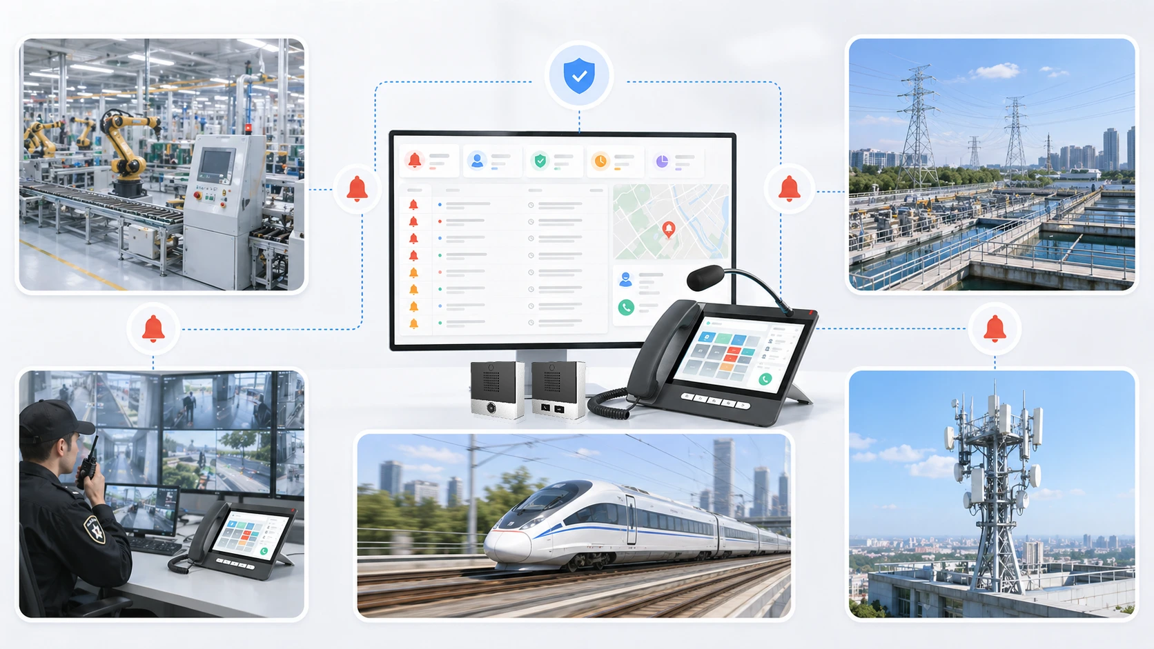 Anwendungen der Alarmquittierung in der industriellen Überwachung, Sicherheitsoperationen, Transportsteuerung und Kommunikationssystemen