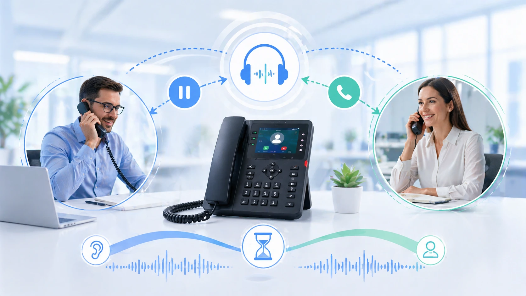 Welche Merkmale und Vorteile bietet das Wartenstellen (Call Hold)?