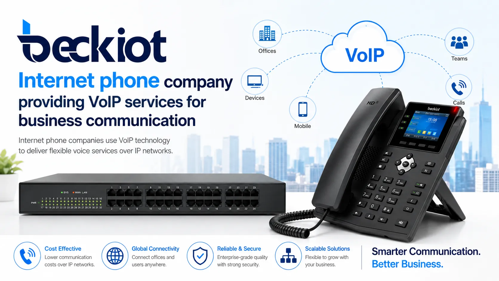 Internet-Telefonieunternehmen: VoIP-Dienste, Geschäftsvorteile und Auswahlleitfaden