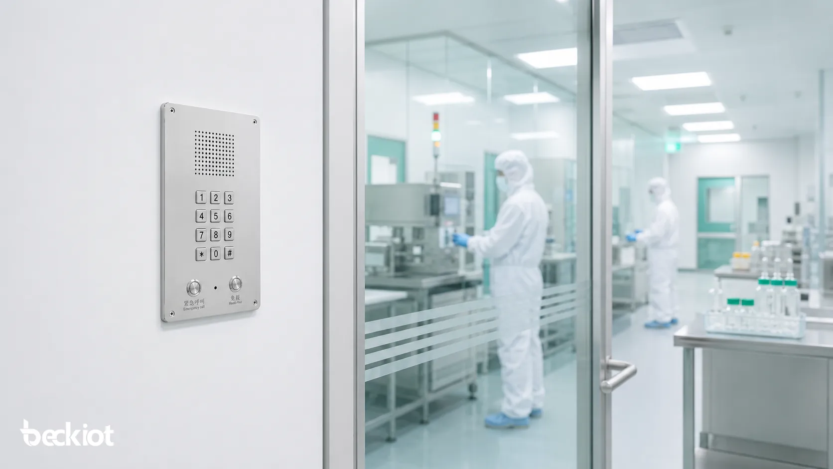 Reinraum-Intercom-System: Zuverlässige Kommunikation für sterile Bereiche