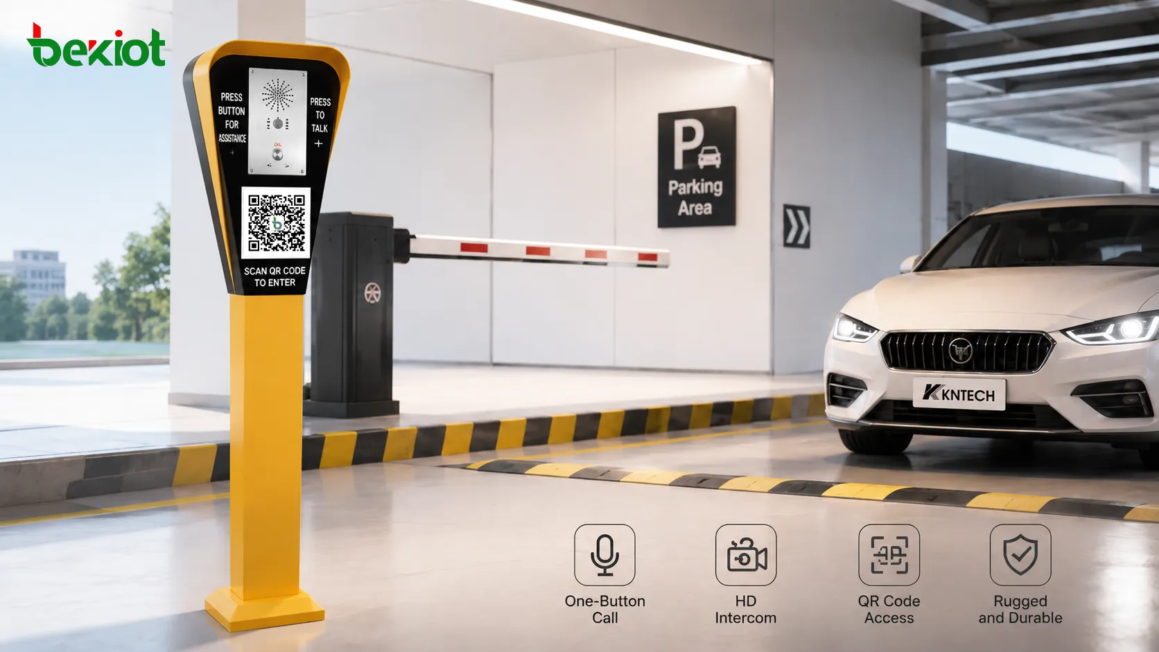 Parkplatz-Gegensprechanlage: Notfallkommunikation, Sicherheitsfunktionen und intelligente Parkanwendungen