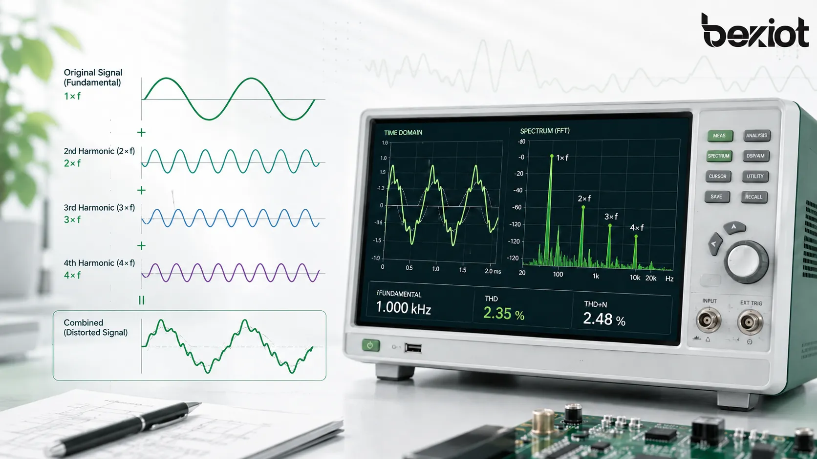 Was ist der Klirrfaktor (THD)? Audiovorteile, technische Merkmale und Anwendungen