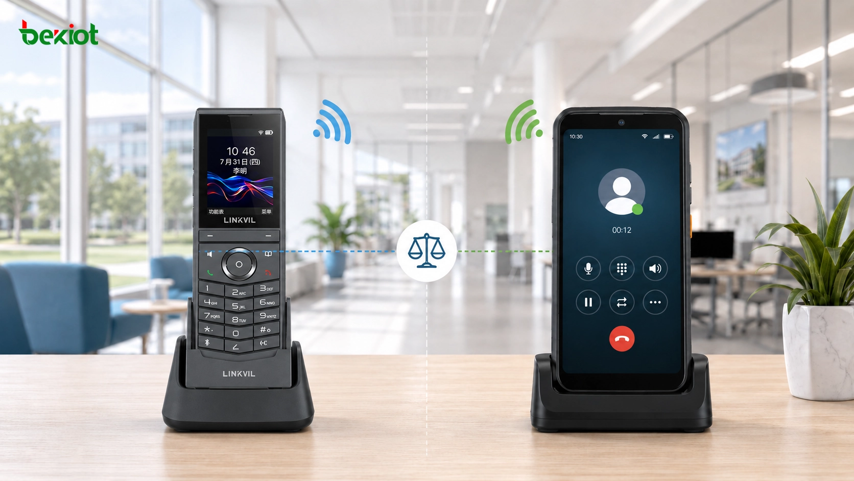 Zwei Wege zur Umsetzung von Wi‑Fi-Telefonen in SIP-Kommunikationssystemen