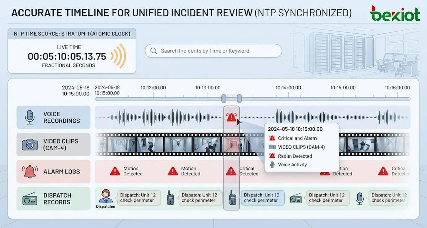 Warum ist die Zeitsynchronisation (NTP-Synchronisation) in Kommunikationssystemen notwendig?