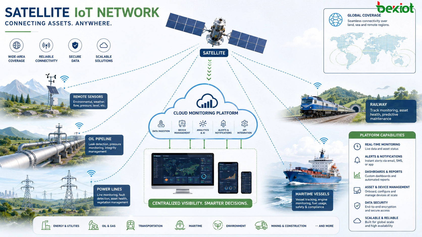 Welche Vorteile bietet Satelliten-IoT?