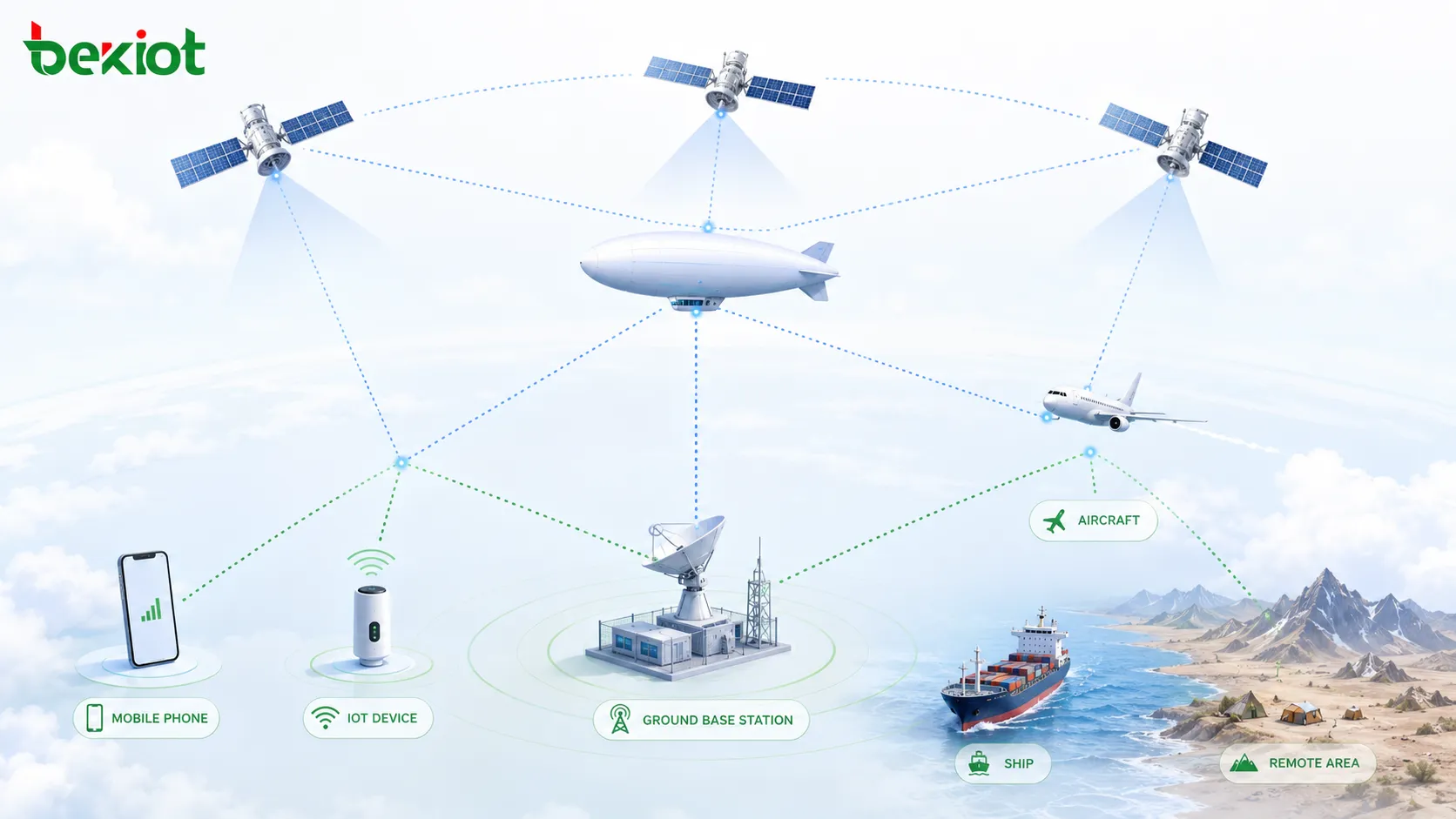 Was ist NTN? Eine 6G-Netztechnologie für Satelliten- und nicht-terrestrische Konnektivität