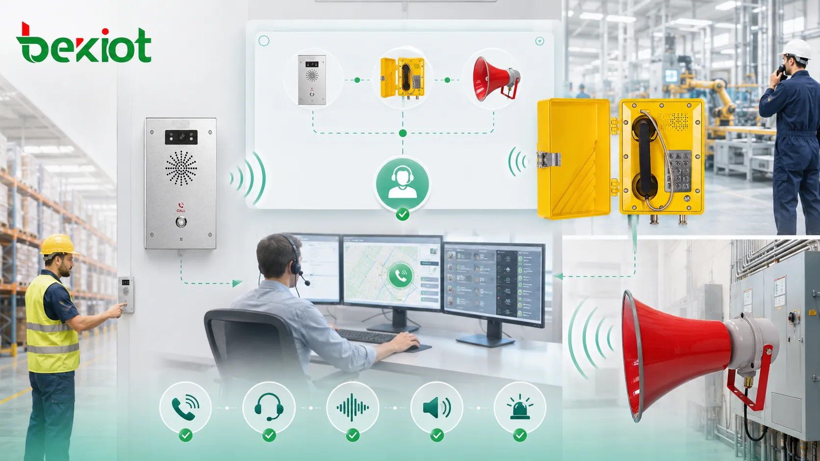 automatische Anrufannahme, Bediener workflow