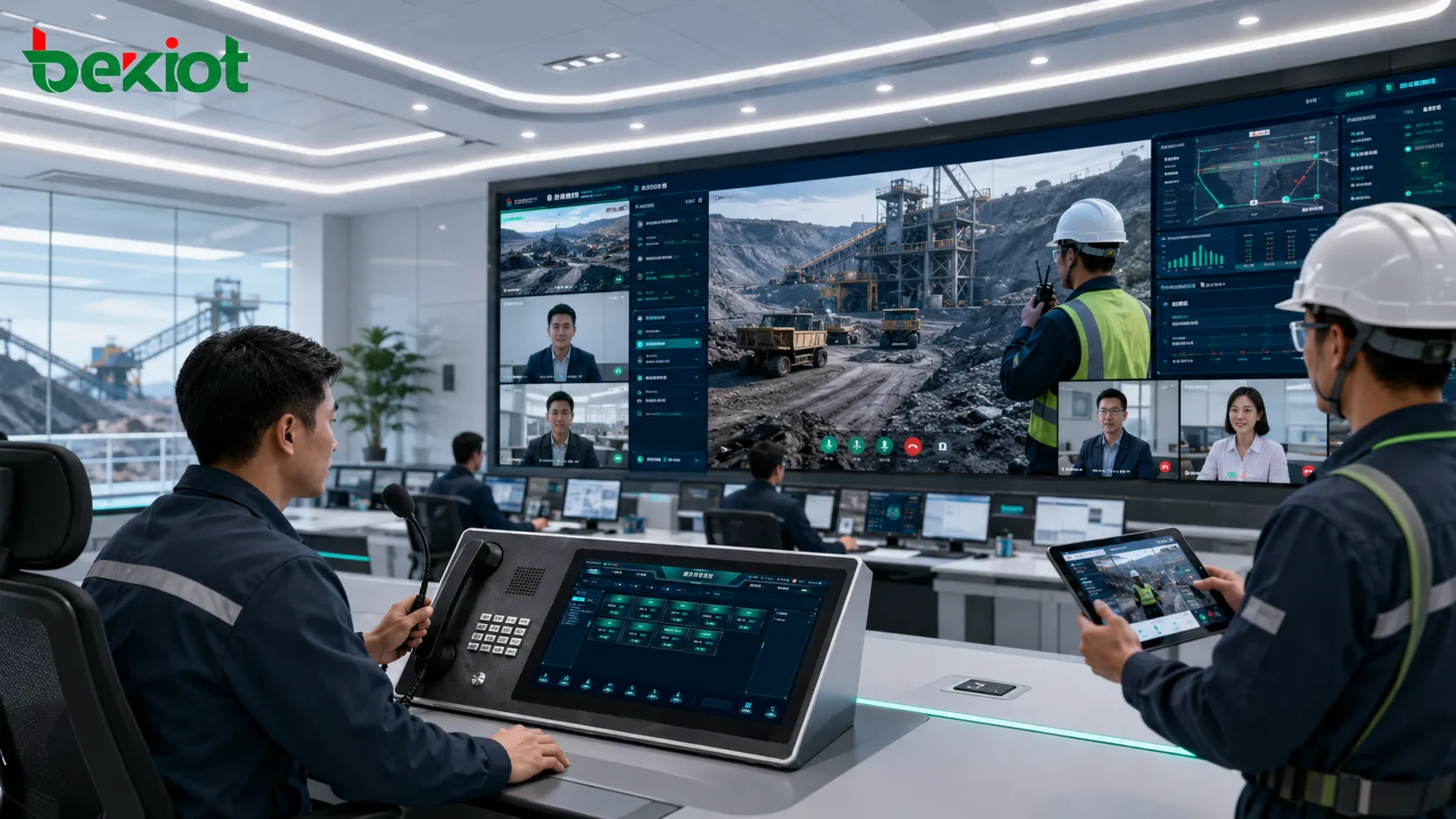 5G-Bergbau-Videoeinsatz mit Videorückführung, Beratung, Live-Streaming und intelligenter Endgerätezusammenarbeit
