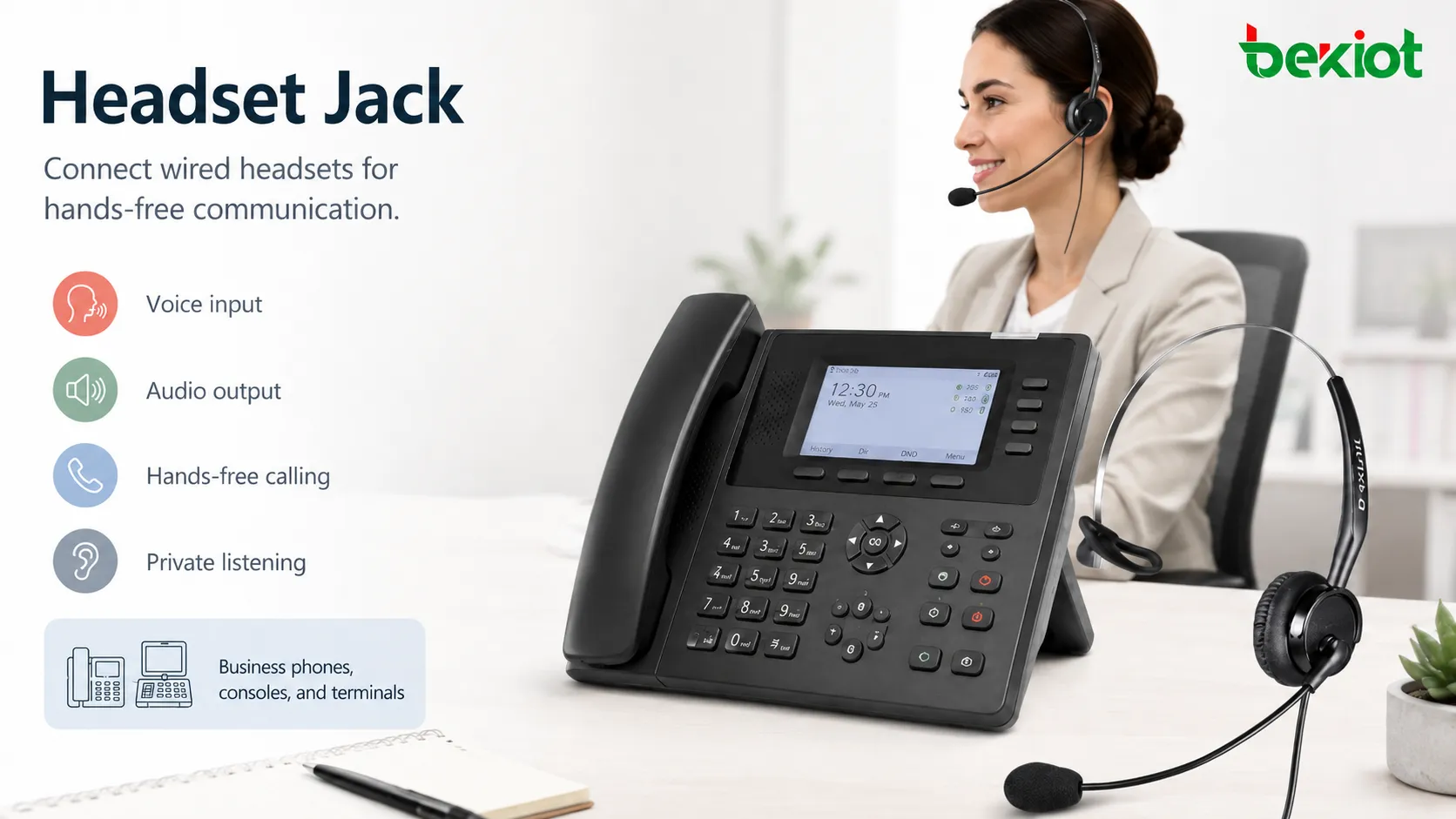 Was ist eine Headset-Buchse und welche praktischen Vorteile bietet sie?
