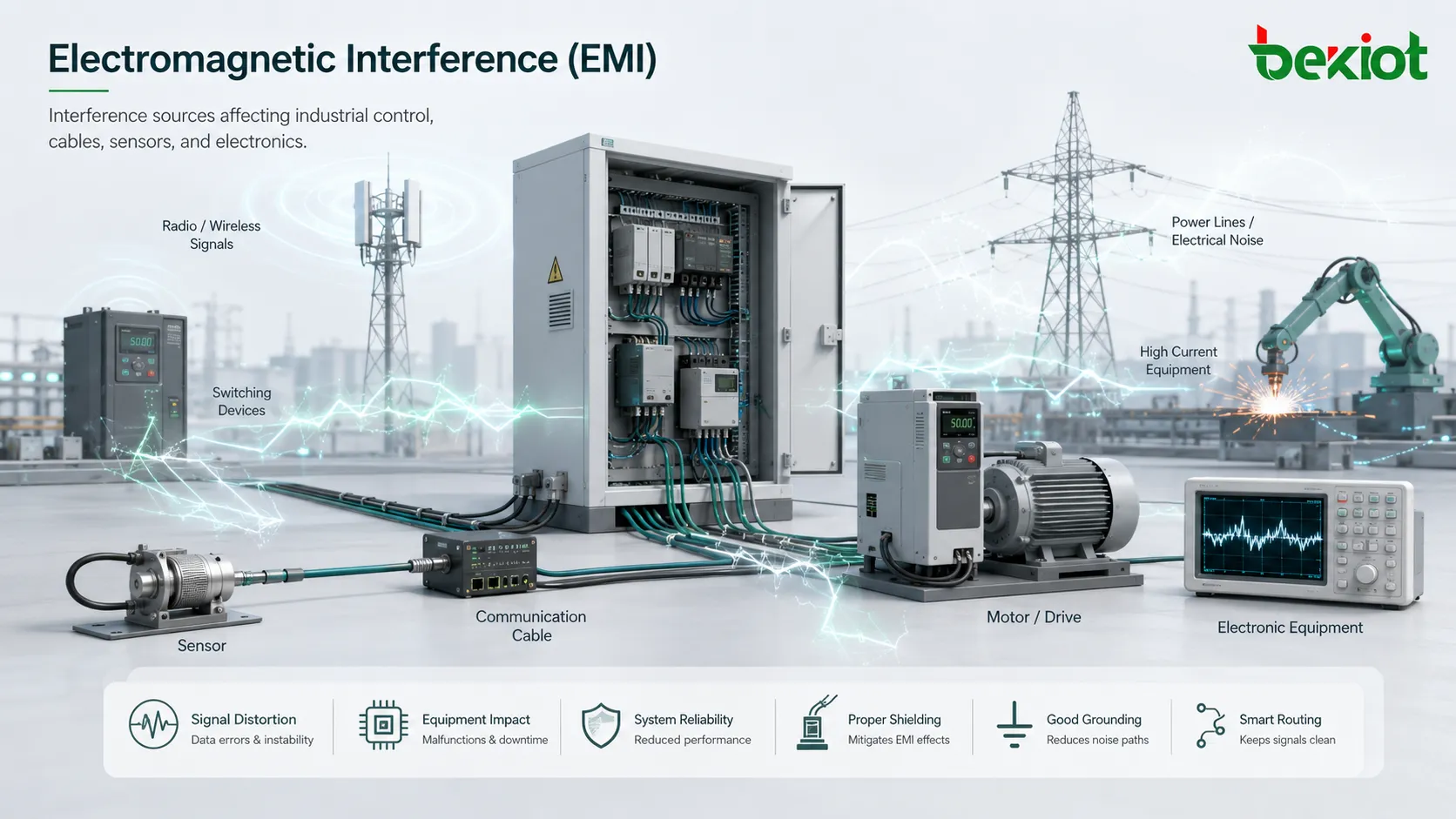 Was ist elektromagnetische Interferenz (EMI)? Normen und Schutzstufen