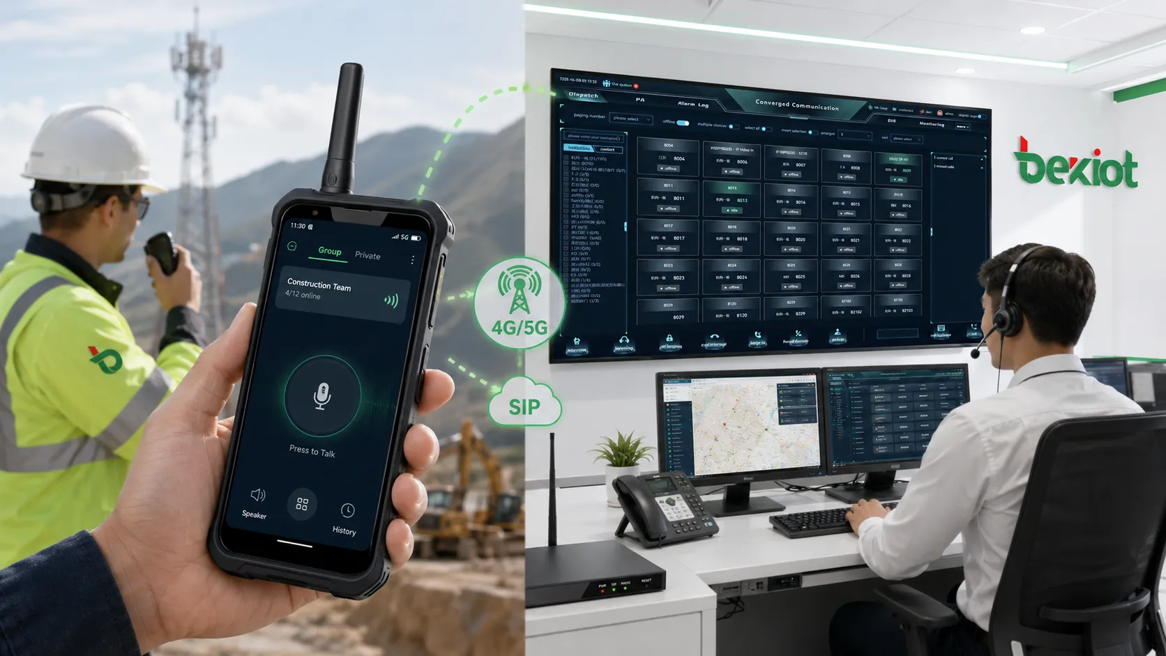 Privates digitales Bündelfunksystem für öffentliche Sicherheit Chemiepark Hafen Bahnverkehr und Flughafenkommunikation
