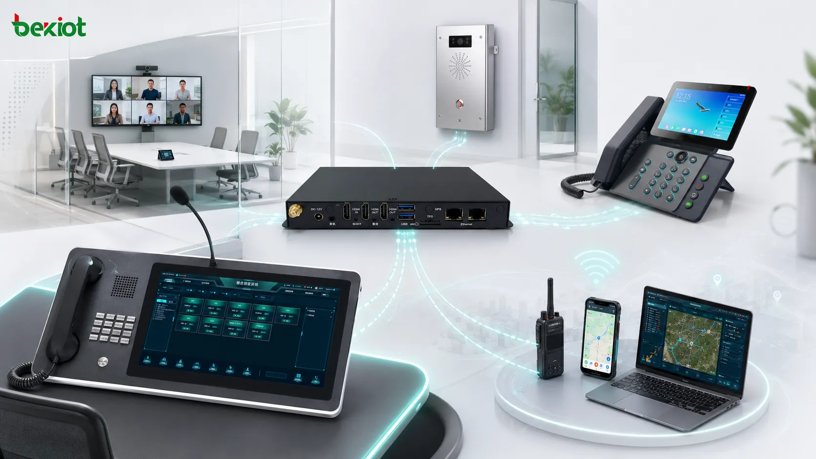 Wie ein Einsatzleitsystem mit einem Videokonferenz-Gateway funktioniert