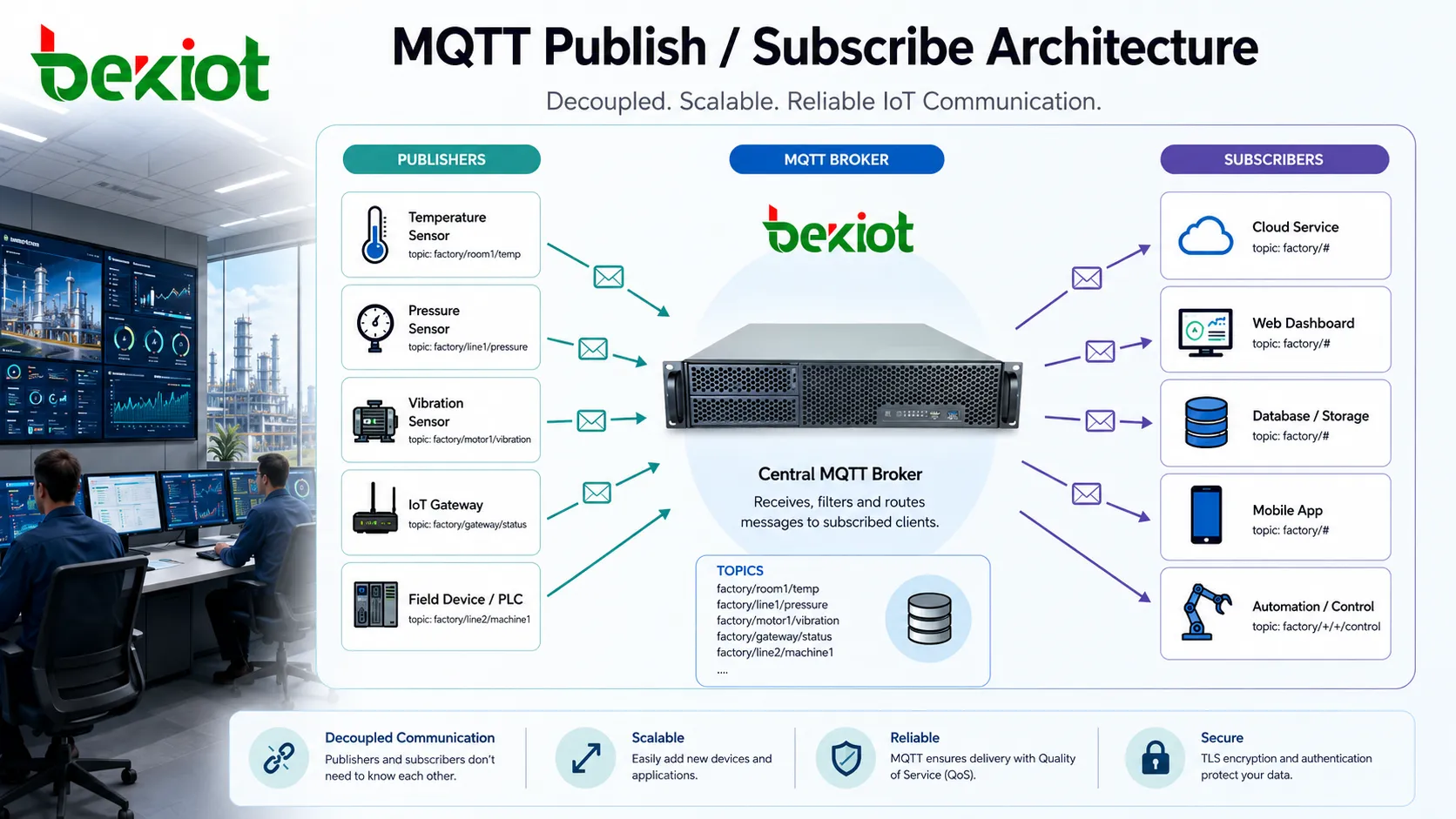 Analyse des Funktionsprinzips von MQTT