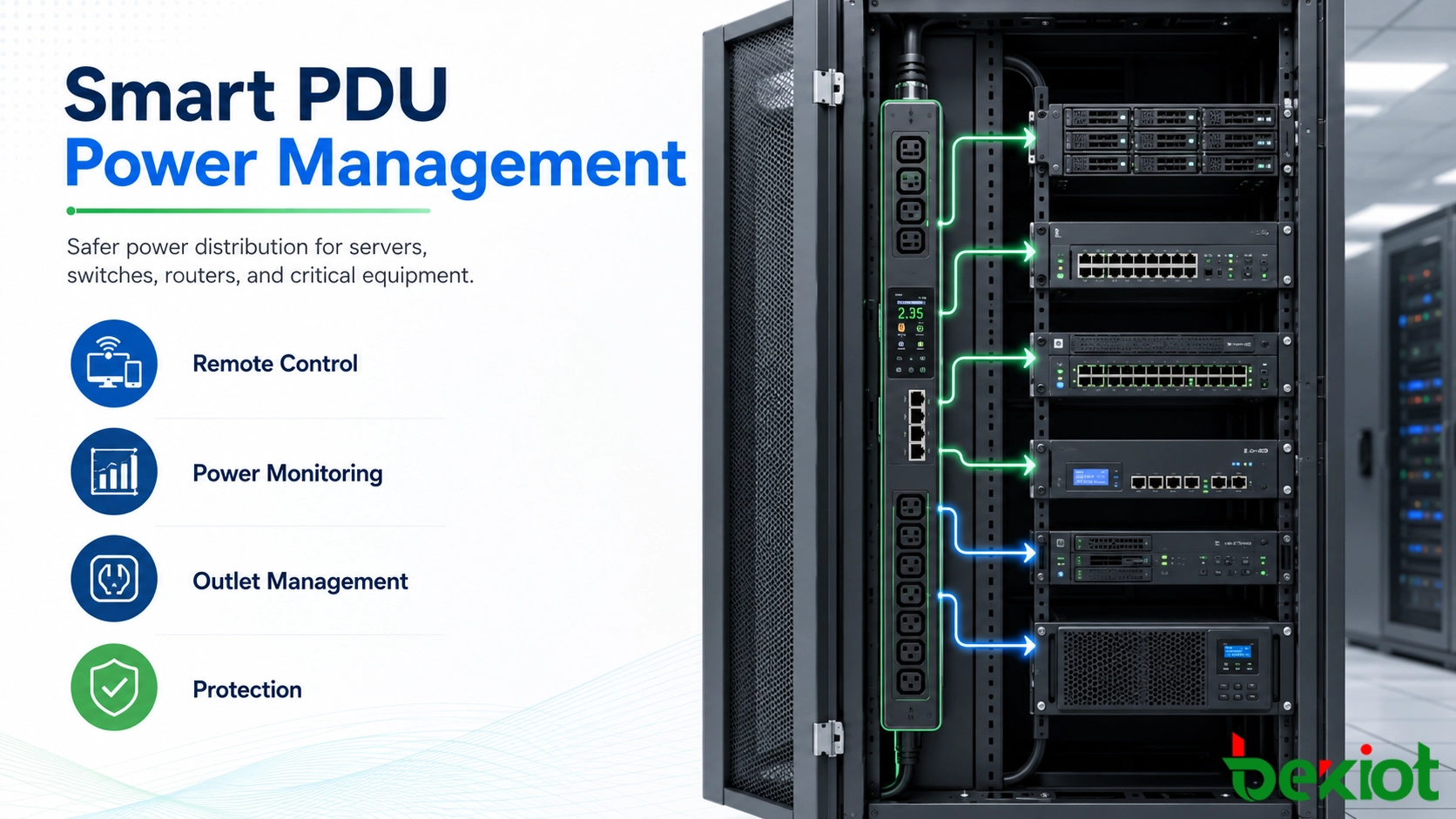 Warum sollte man sich für eine intelligente PDU für modernes Strommanagement entscheiden?