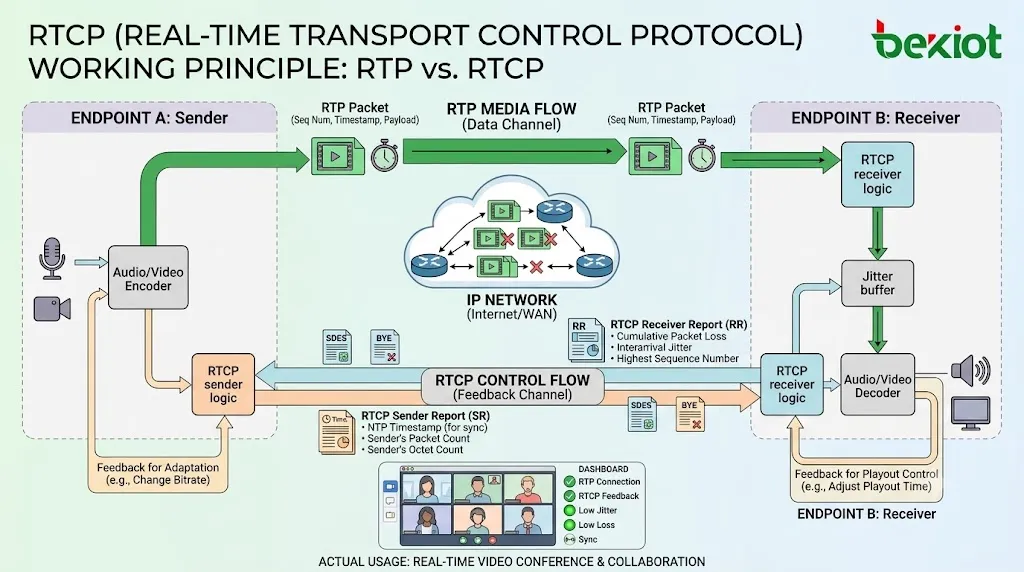 Was ist das Real-Time Transport Control Protocol (RTCP)? So funktioniert es