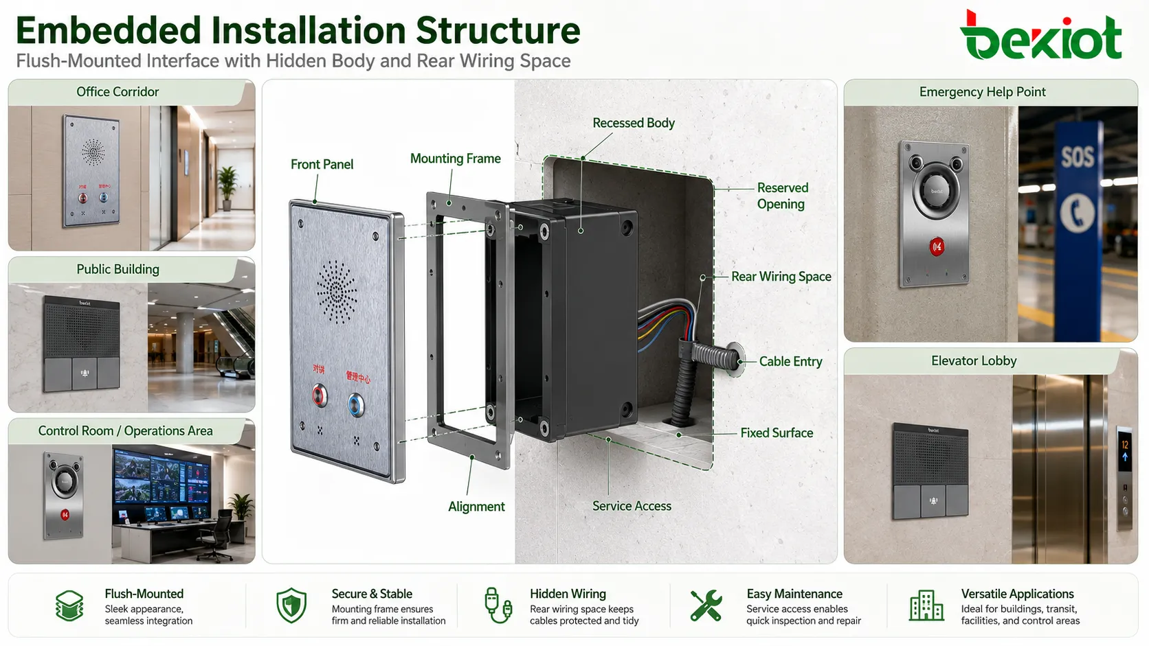 Welche besonderen Vorteile und Anwendungsszenarien bietet die Einbauinstallation?