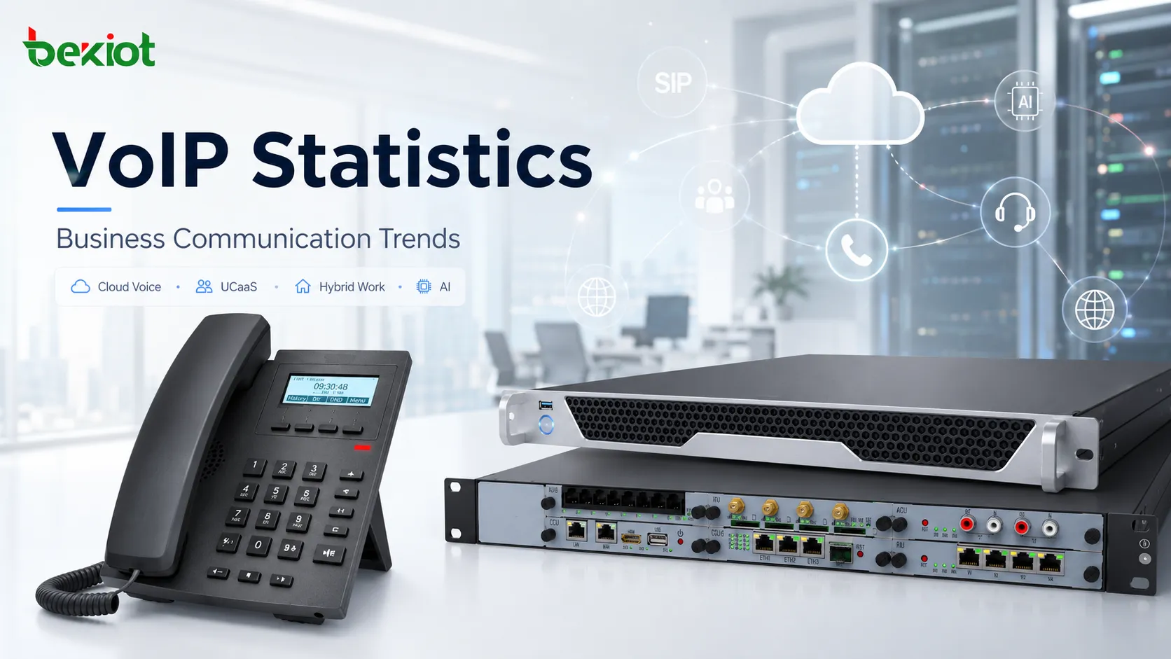 Aktuelle VoIP-Statistiken und Analyse der Trends in der Unternehmenskommunikation