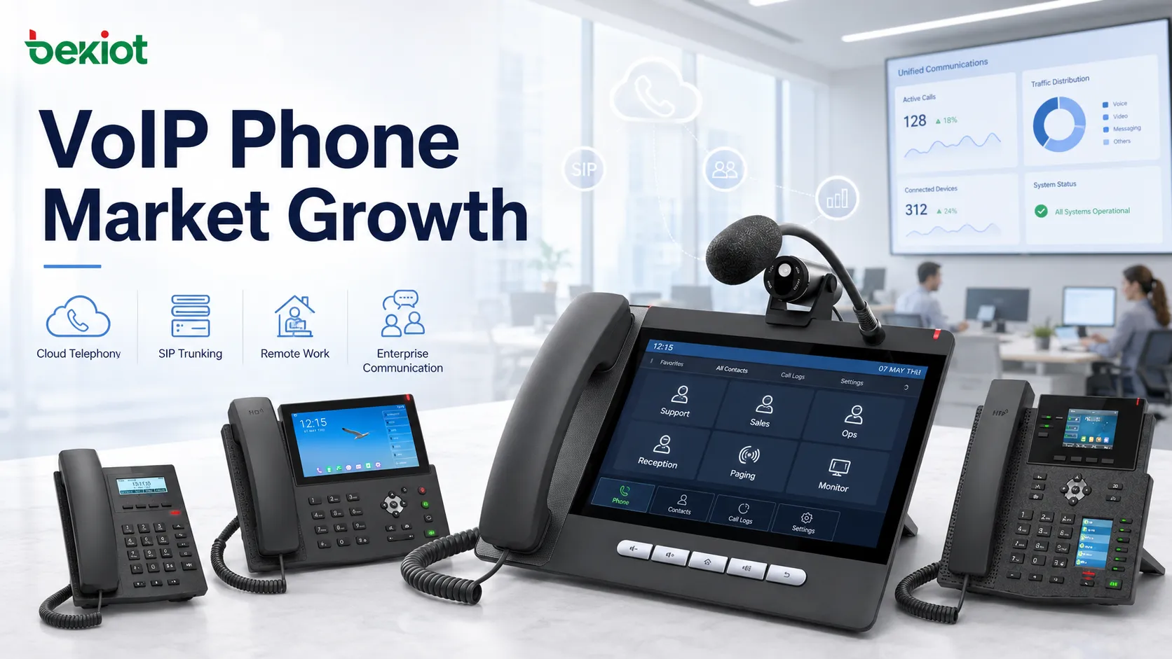 Warum wächst der VoIP-Telefonmarkt in modernen Unternehmen?