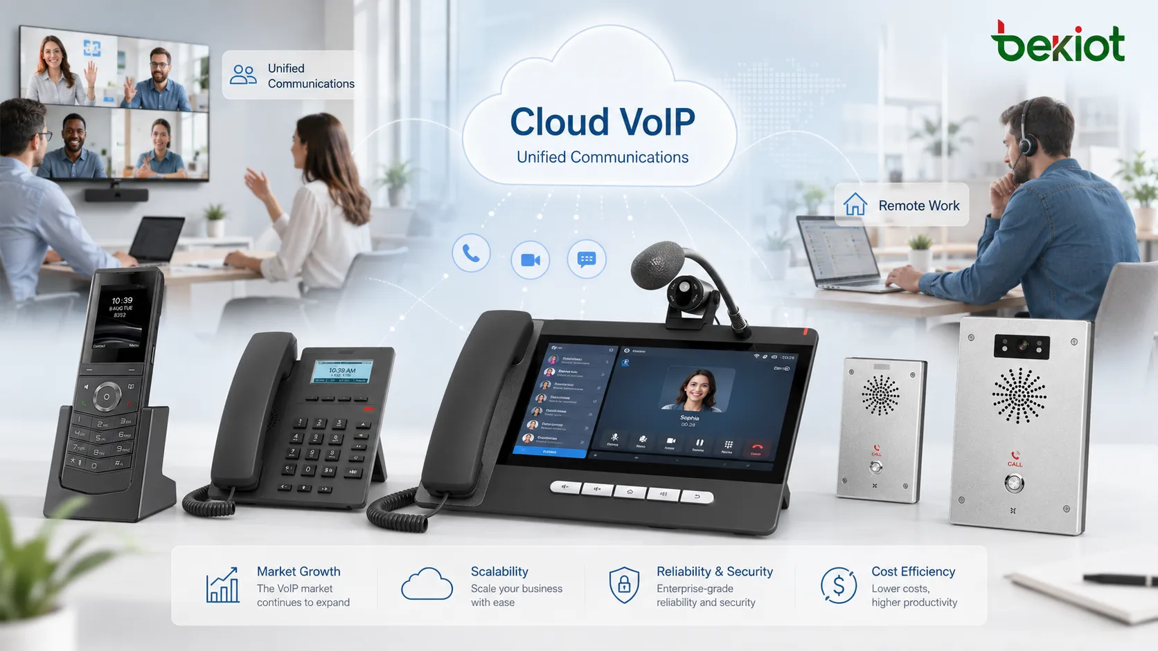 Wachstum des Marktes für Telefonie-VoIP-Software durch Cloud-Kommunikation, Remote Work, Unified Communications und Unternehmenssprachplattformen