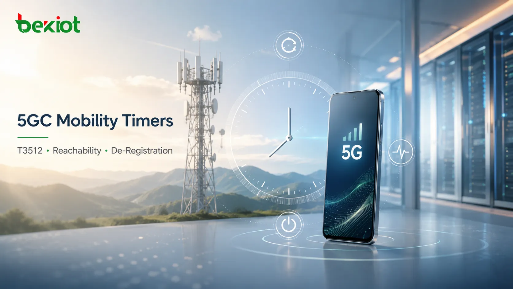 Wie halten drei Mobilitätstimer die 5GC-Registrierung unter Kontrolle?