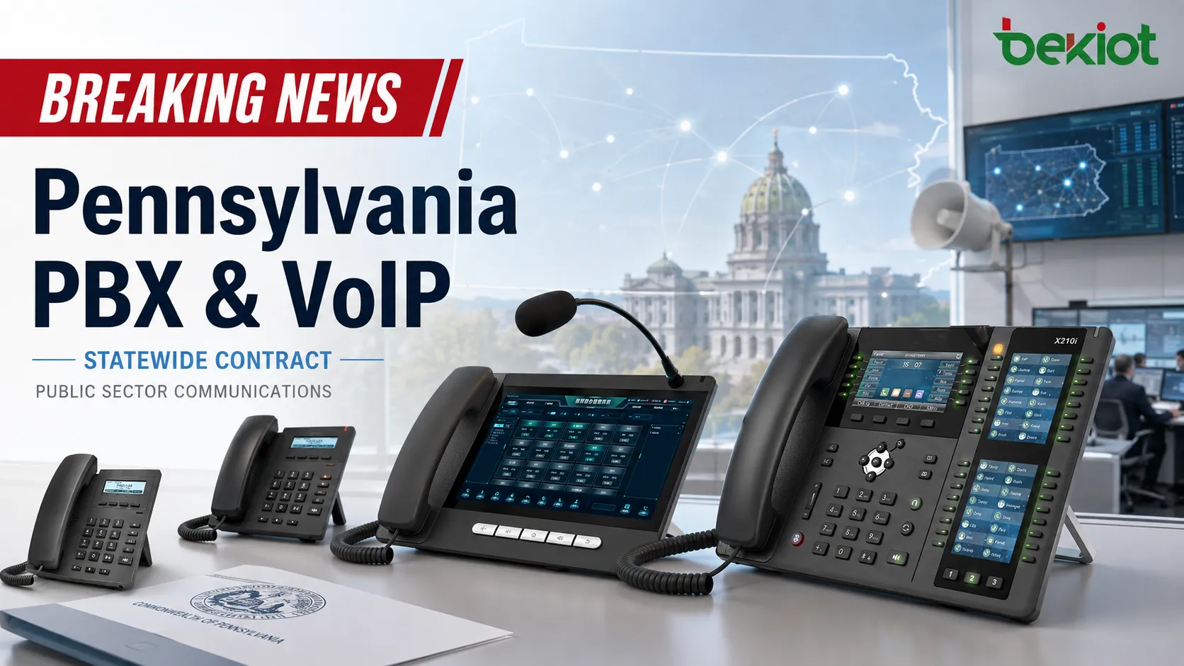 Eilmeldung: ConnX erhält PBX- und VoIP-Vertrag in Pennsylvania