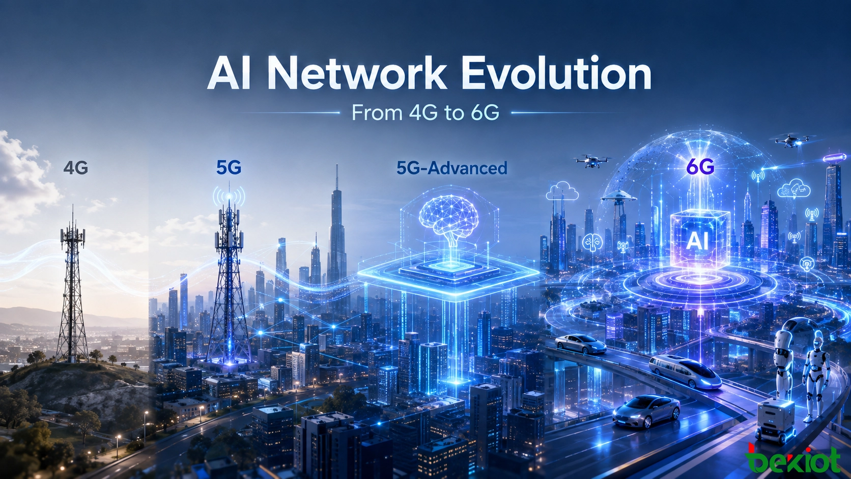 Wie KI Mobilfunknetze von 4G bis 6G umgestaltet