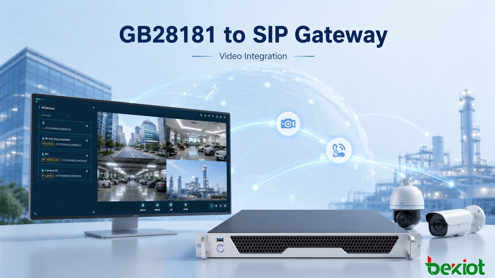 GB28181-zu-SIP-Gateway-Lösung für die Integration von Video und Unified Communications