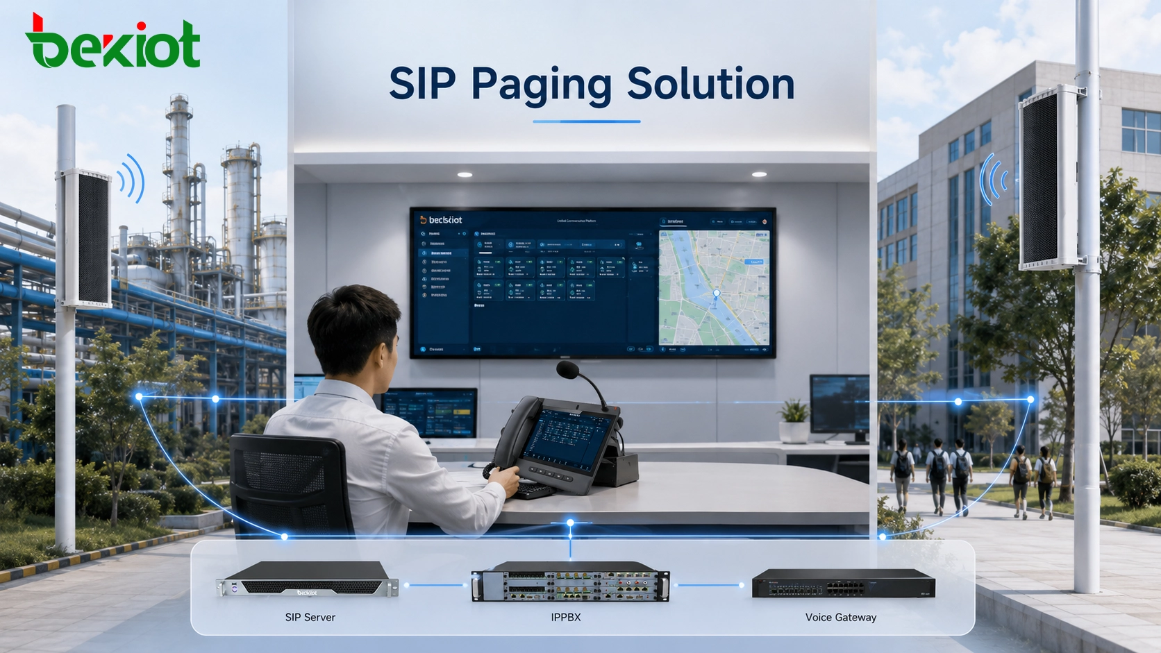Integrationsleitfaden für SIP-Säulenlautsprecher: Aufbau einer kompatiblen IP-Paging-Lösung