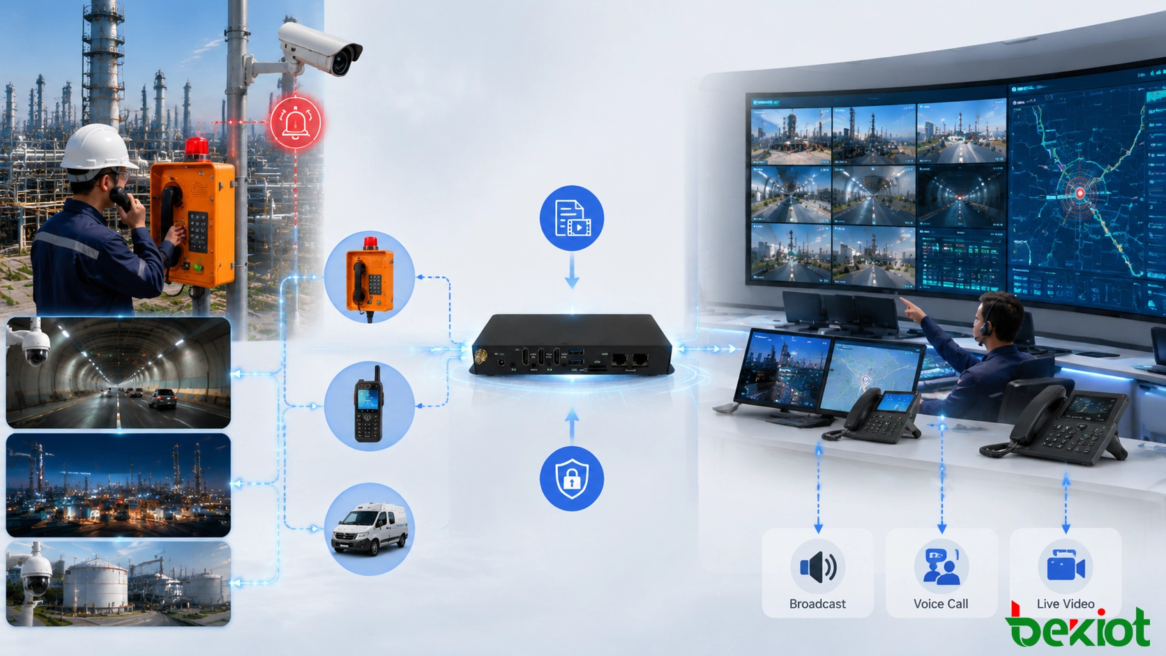 Videozugangs-Gateway integriert Live-Video mit Notfall-Leit- und Kommunikationssystemen