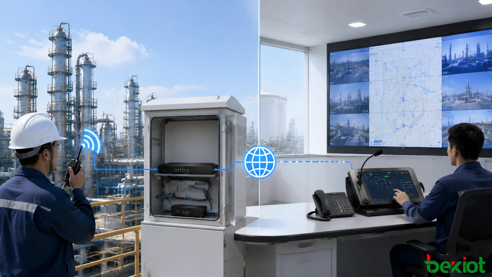 ROIP-Gateway verbindet Notfallleitzentrale mit Funkkommunikationsteams