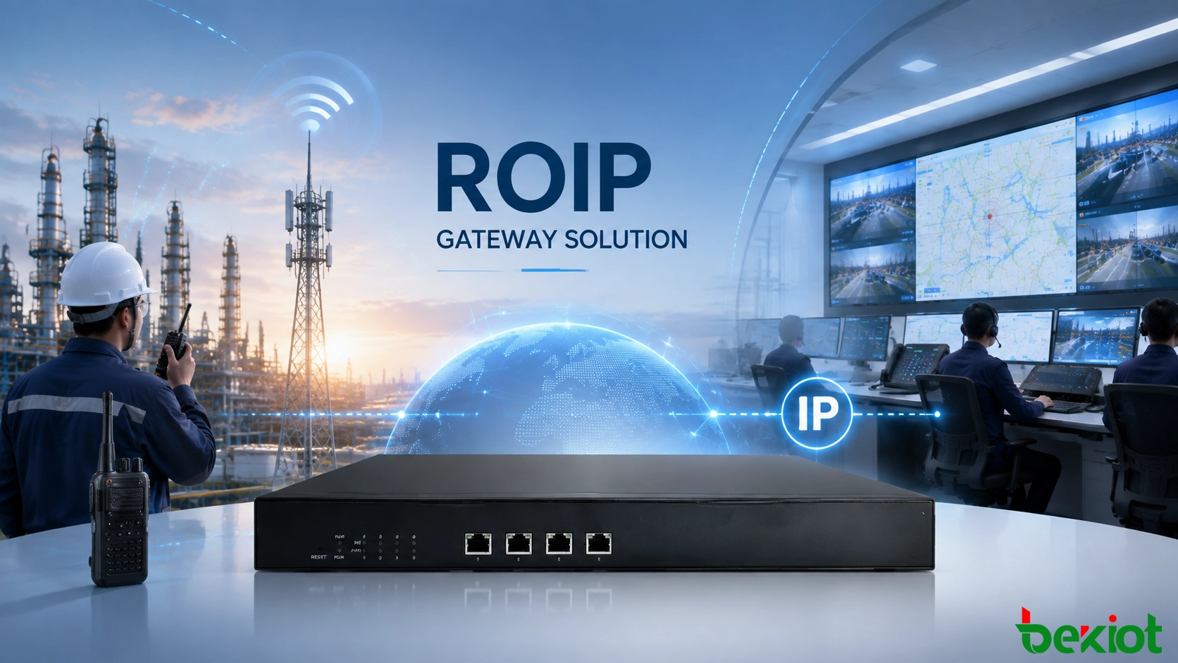 So bauen Sie ein ROIP-Gateway-Kommunikationssystem für vereinheitlichte Funk- und IP-Netzwerke