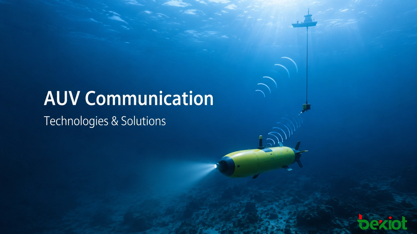 Welche Kommunikationsmethoden funktionieren am besten für AUVs unter Wasser?