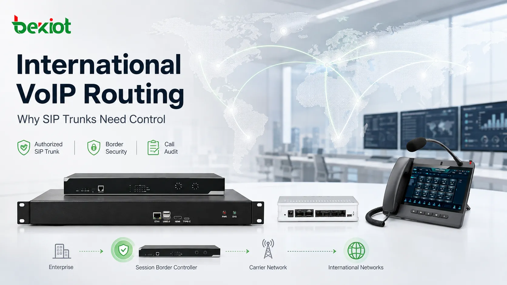 Warum muss beim internationalen VoIP das SIP-Trunk-Routing unter Kontrolle bleiben?