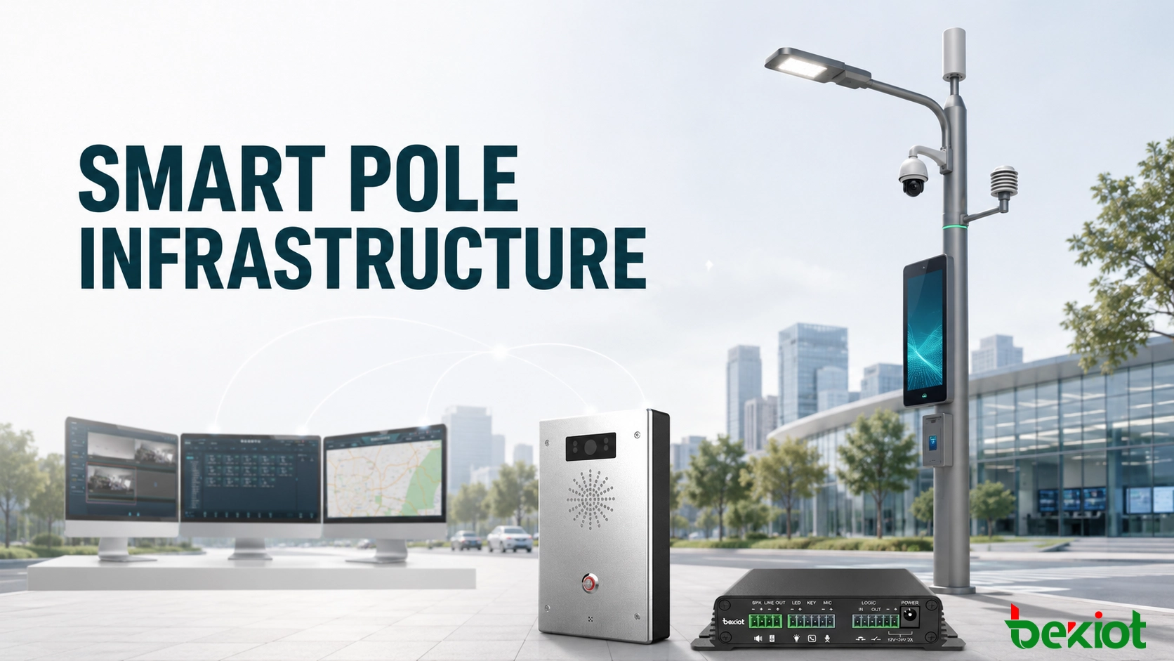 So bauen Sie eine gemeinsame urbane Edge-Infrastruktur mit intelligenten Straßenmasten
