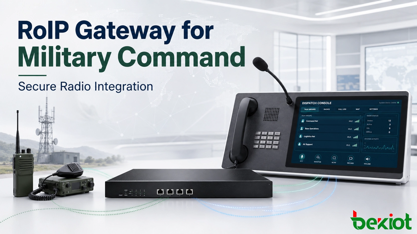 RoIP-Gateway für militärische Führungskommunikation: Eine praktische Lösung zur Funkintegration