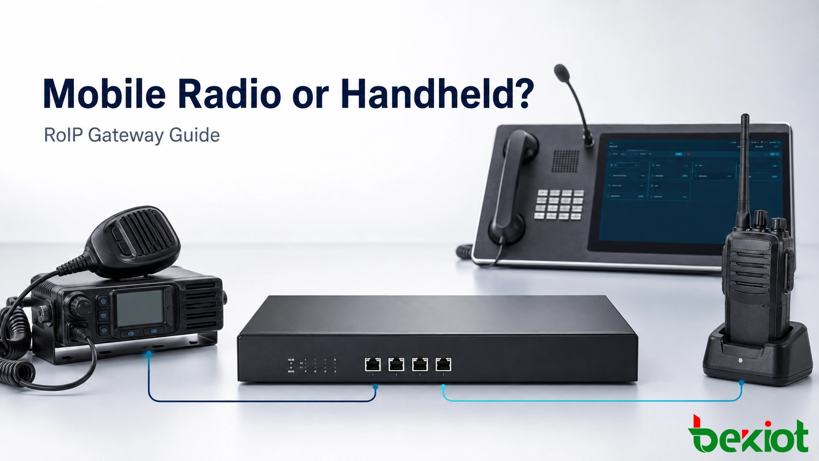 Sollte ein RoIP-Gateway mit einem mobilen Funkgerät oder einem Handfunkgerät verbunden werden?