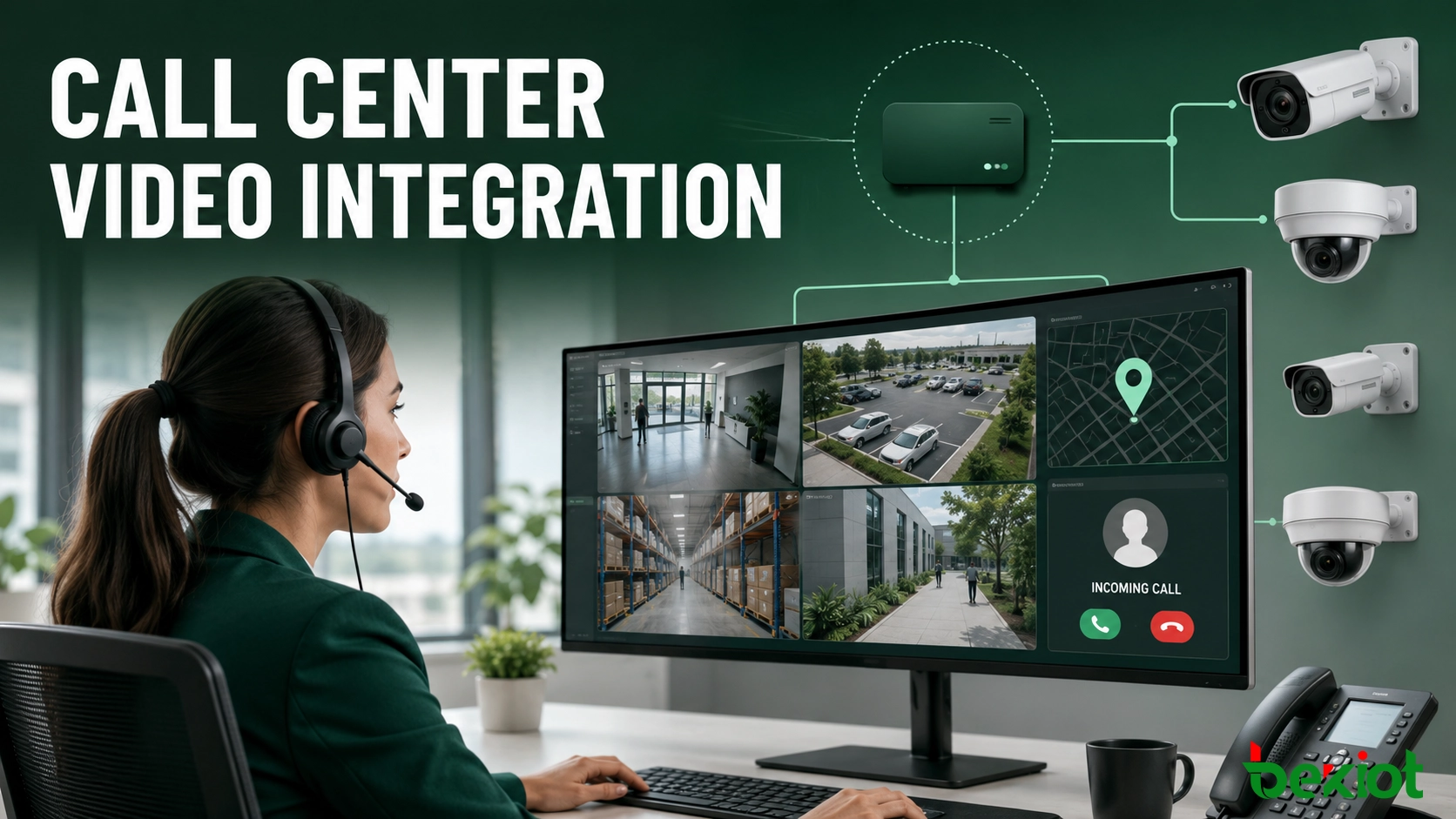 Integration eines Callcenters mit Videoüberwachung